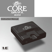 PC Engines CORE GRAFX mini Manuel D'instructions