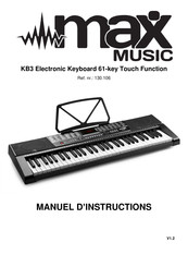 Max Music 130.106 Manuel D'instructions