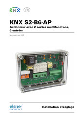 elsner elektronik KNX S2-B6-AP Installation Et Réglage