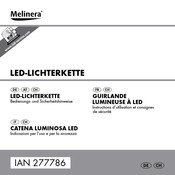 MELINERA HG01182F Instructions D'utilisation Et Consignes De Sécurité