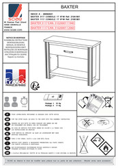 SCIAE BAXTER 1117 CONSOLE 1T 21SB1801 Notice De Montage