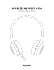 Logitech H600 Wireless Headset Mode D'emploi