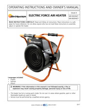 Mr. Heater MH165FAET Manuel D'instructions