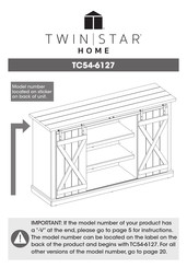 Twin Star Home TC54-6127 Manuel D'instructions