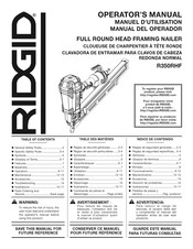 RIDGID R350RHF Manuel D'utilisation