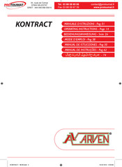 ARVEN KONTRACT 600 Mode D'emploi