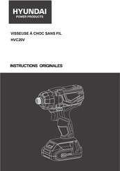 Hyundai power products HVC20V Instructions Originales