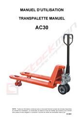 Stockman AC30 Manuel D'utilisation