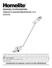 Homelite UT44170 Manuel D'utilisation