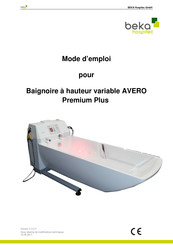 Beka Hospitec AVERO Premium Plus Mode D'emploi