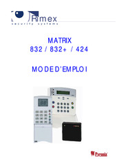 Pyronix Matrix 424 Mode D'emploi