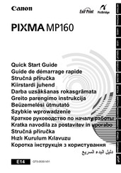 Canon PIXMA MP160 Guide De Démarrage Rapide