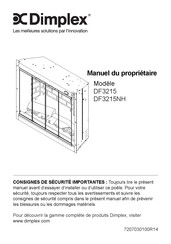 Dimplex DF3215 Manuel Du Propriétaire