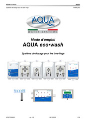 aqua Ecowash Mode D'emploi