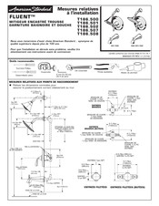 American Standard FLUENT T186.500 Installation