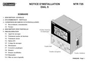 Crouzet NTR 725 Notice D'installation