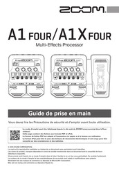 Zoom A1X FOUR Guide De Prise En Main