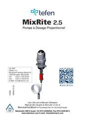 tefen MixRite 2.5 Manuel Utilisateur