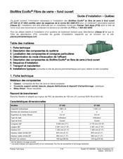Ecoflo ST-650 Guide D'installation