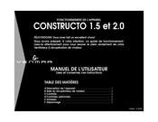 Venmar Constructo 1.5 Manuel De L'utilisateur