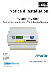 Urmet VIGIK CV2083 Notice D'installation