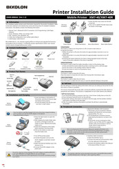 BIXOLON XM7-40 Manuel D'installation Et De Sécurité