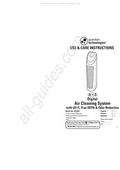 Guardian Technologies AC5250 Utilisation Et Instructions D'entretien