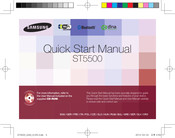Samsung ST5500 Manuel De Demarrage Rapide