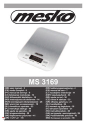 Mesko MS 3169 Mode D'emploi