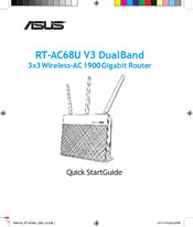 Asus RT-AC68U V3 Guide De Démarrage Rapide