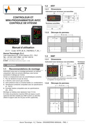 ASCON TECNOLOGIC K 7 Serie Manuel D'utilisation