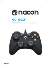 Nacon GC-100XF Livret D'instructions