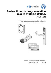 CEStronics OMEGA ACTIVE Guide De Programmation