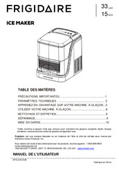 Frigidaire EFIC229-VCM Manuel De L'utilisateur