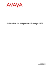 Avaya J129 Utilisation