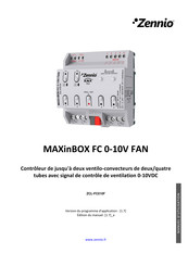 Zennio MAXinBOX FC 0-10V FAN Manuel D'utilisation