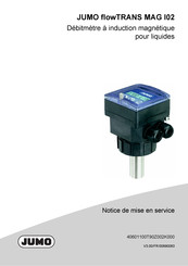 JUMO flowTRANS MAG I02 Notice De Mise En Service