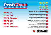 Gisowatt ProfiClean PC 50plastic Instructions D'utilisation Et D'entretien