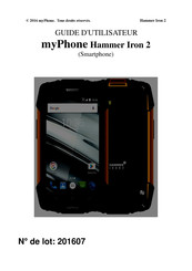 myPhone Hammer Iron 2 Guide D'utilisateur