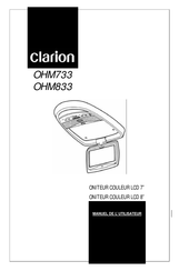 Clarion OHM833 Manuel De L'utilisateur