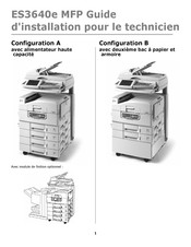 Oki Data ES3640e Guide D'installation