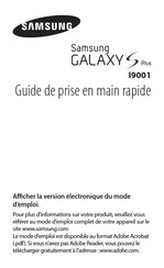 Samsung GALAXY S Plus I9001 Guide De Prise En Main Rapide