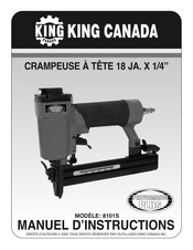 King Canada 8101S Manuel D'instructions