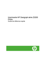 HP Z3200 Serie Guide De Référence Rapide