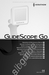 Verathon GlideScope Go Manuel D'utilisation Et De Maintenance