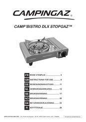 Campingaz CAMP'BISTRO DLX STOPGAZ Mode D'emploi