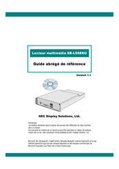 NEC Display Solutions SB-L008KU Guide Abrégé