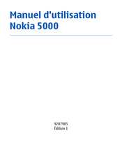 Nokia 5000 Manuel D'utilisation