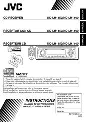 JVC KD-LH1100 Manuel D'instructions