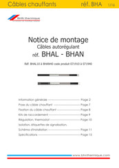 BHN Thermique BHAL15 Notice De Montage